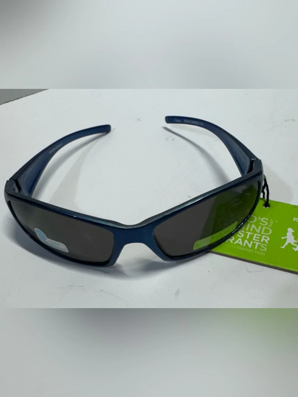 Foster Grant Kids Blue Soccer Sunglasses with Dark Lenses